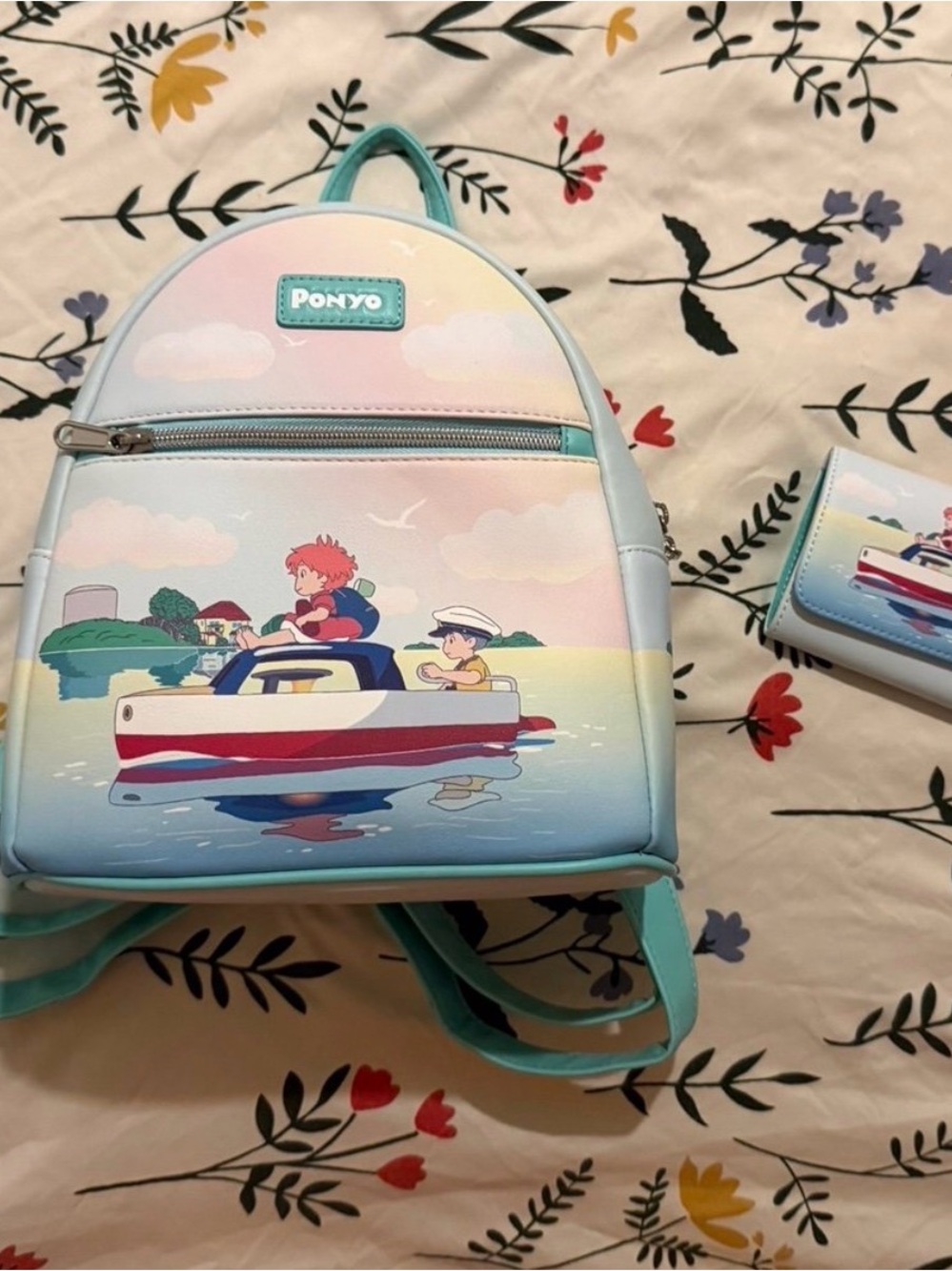 Hot Topic Ponyo Studio Ghibli Backpack and Wallet Set